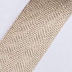 K�perband 25 beige, Baumwolle, 25 mm breites K�per- oder Nah...
