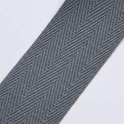 K�perband 25 dunkelgrau, Baumwolle, 25mm breites K�per- oder...