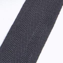 K�perband 25 schwarz, Restst�ck 530 cm, Reste, black, Cotton...