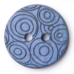 Kokos Kringel jeans 18 mm, Kokos- & Nusskn�pfe, jeansblau, F...