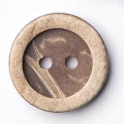 Kokos-Rand 15 mm, Kokos- & Nusskn�pfe, natur-braun, Kokosnus...