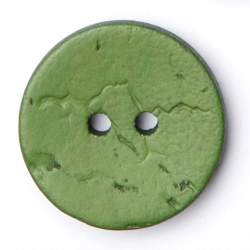 Kokos blattgr�n 18 mm, Kokos- & Nusskn�pfe, Runder Kokos-2-L...