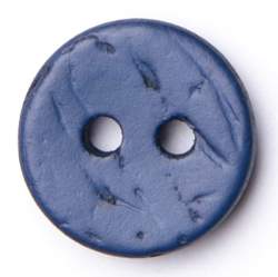 Kokos dunkelblau 12 mm, Kokos- & Nusskn�pfe, Runder Kokos-2-...