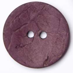 Kokos lila 23 mm, Kokos- & Nusskn�pfe, Runder Kokos-2-Loch-K...