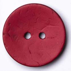 Kokos merlot 24 mm, Kokos- & Nusskn�pfe, weinrot, Runder Kok...