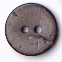 Kokos schiefergrau 12 mm, Kokos- & Nusskn�pfe, dunkelgrau, R...
