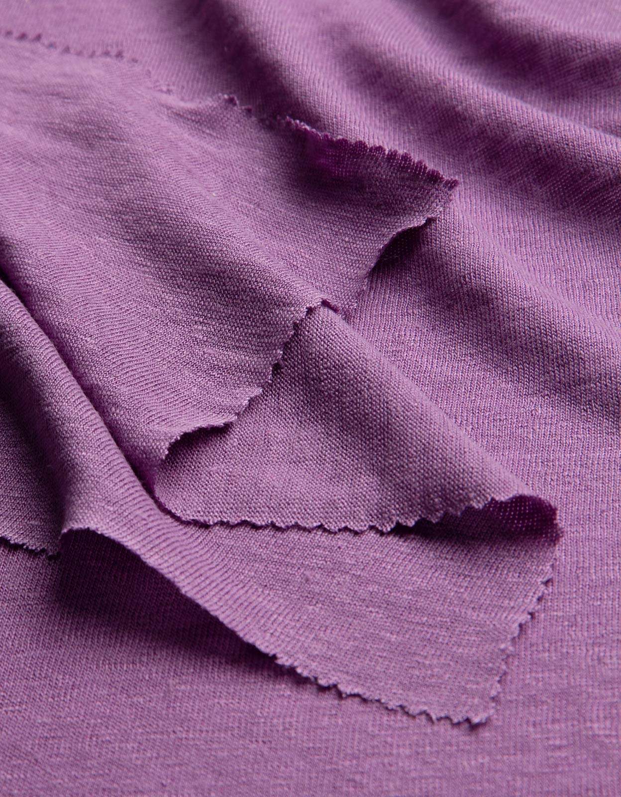 Leinenjersey flieder, Knitted, Fabrics, lilac, Linen, Fine,