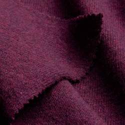 Lanamaglia chianti, Single-Jersey Stoff, weinrot, Schurwolle...