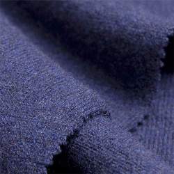 Lanamaglia dunkelblau, Single-Jersey Stoff, Schurwolle, mitt...