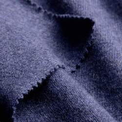 Lanamaglia indigo, Single-Jersey Stoff, indigoblau, Schurwol...