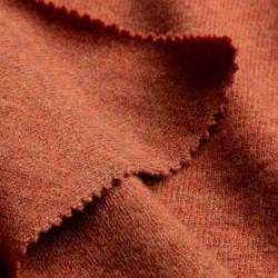 Lanamaglia terracotta, Single-Jersey Stoff, Schurwolle, mitt...