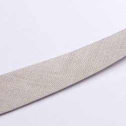 Leinen-Schr�gband  hell-taupe, Restst�ck 110 cm, Reste, taup...