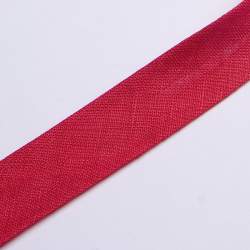 Leinen-Schr�gband rot, Leinen, rotes Schr�gband aus Reinlein...