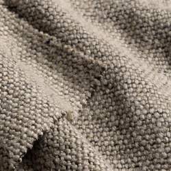 Leinenstruktur 5 stonewashed, Canvas Stoff, natur-beige, Lei...