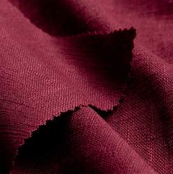 Lincotta bordeaux, Leinwandgewebe Stoff, kirschrot, Leinen, ...