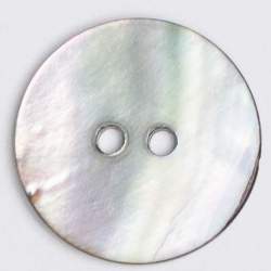 Lingha-Agoya grey 18 mm, Perlmutt-Knopf, grau, grau gebeizte...