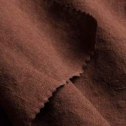 Linstone chestnut, Leinwandgewebe Stoff, braun, Leinen, Fein...