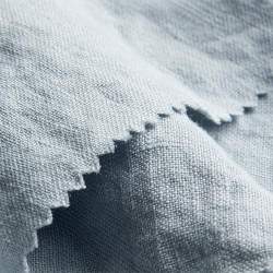 Linstone ice, Leinwandgewebe Stoff, hellblau, Leinen, fein u...