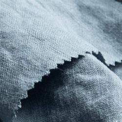 Linstone ocean, Leinwandgewebe Stoff, hellblau, Leinen, fein...