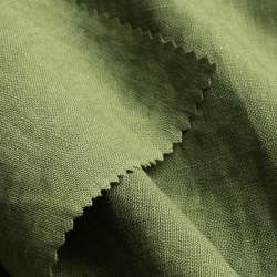 Linstone pea, Leinwandgewebe Stoff, erbsengr�n, Leinen, Fein...
