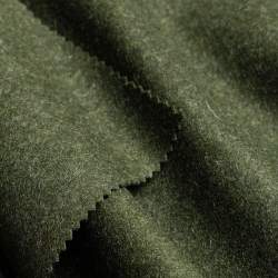 Loden tanne, tannengr�n, Schurwolle, Tannengr�n melierter, d...