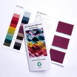 MK Bio-Baumwolljersey Kollektion, Farbkarte mit Griffmustern...
