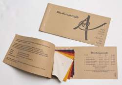 MK Bio-Canvas, Stoffmusterkarte mit Griffmustern der Gruppe ...