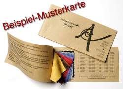 MK Ramiestoffe farbig & geflammt, Stoffmusterkarte mit Griff...