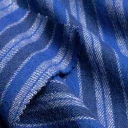 Mavera, Woven, Fabrics, blue, Cotton, Vertical stripes in su...