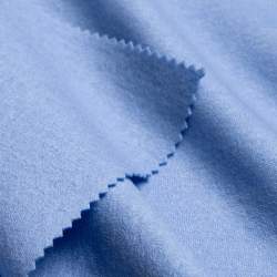 Merina cielo, Interlock-Jersey Stoff, Italienischer Wollstri...
