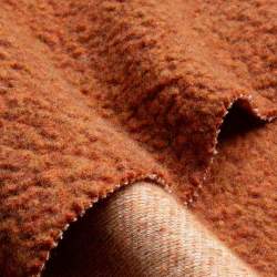 Merino-Feinteddy terra, Teddy / Pl�sch Stoff, terracotta, Sc...