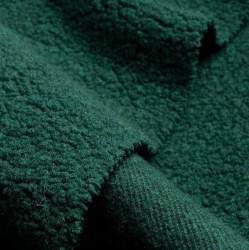 Merino-Feinteddy winterwald, Teddy / Pl�sch Stoff, waldgr�n,...