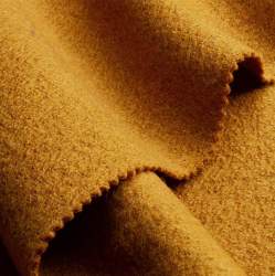 Merino-Feinwalk altgold, Walkstoffe / Wollwalk Stoff, goldge...