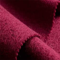 Merino-Feinwalk kirschrot, Walkstoffe / Wollwalk Stoff, Schu...