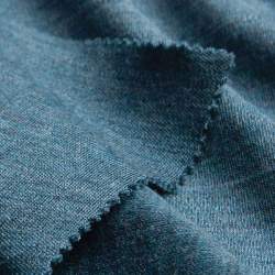 Merino-Interlock petrol, Interlock-Jersey Stoff, Schurwolle,...