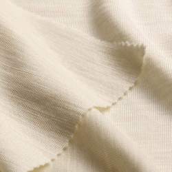 Bio-Merino-Visko-Jersey natur, Fabrics, nature-cream, Wool, ...