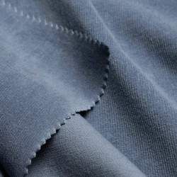 Mikrocord stahlblau, Woven, Fabrics, iron blue, Cotton, Stee...