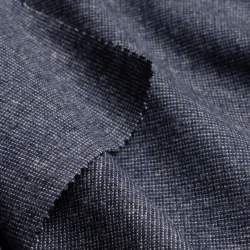 Modara, Woven, Fabrics, iron blue, Cotton, High-quality wool...