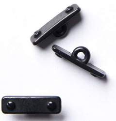 Nietstift schwarz 15 mm, Restst�ck 2 St�ck, Restst�ck!<br>
e...