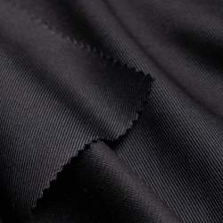 Noira, Woven, Fabrics, black, Cotton, Black cotton gabardine...