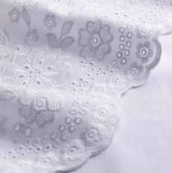 Oriane, Restst�ck 60 cm, Batist / Musselin / Voile Stoff, we...
