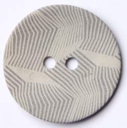 Perlmutt gek�mmt beige 23 mm, Perlmutt-Knopf, grau, Ein fein...