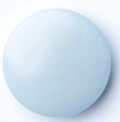 Puro himmelblau 15 mm, Steinnuss-Knopf, Himmelblauer schlich...