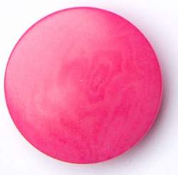 Puro pink 15 mm, Steinnuss-Knopf, Pinkfarbener schlichter ru...