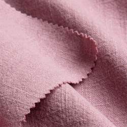 Ramieflame mauve, Leinwandgewebe Stoff, Ramie, Dichtes Ramie...