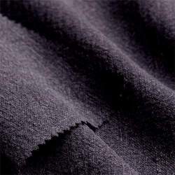 Ramieflame schwarz, Restst�ck 180 cm, Leinwandgewebe Stoff, ...