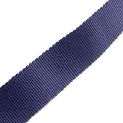 Ripsband 2,5 cm marine, marineblau, Baumwolle, 25mm breites ...