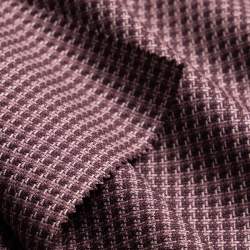 Rosella, Woven, Fabrics, berry, Wool, Houndstooth woollen fa...