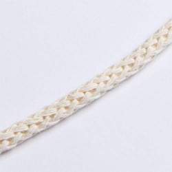 Rundkordel naturweiss, Restst�ck 100 cm, Reste, natural whit...