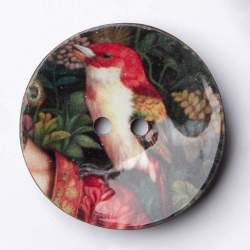 Scarlett 30 mm, Kokos- & Nusskn�pfe, mehrfarbig / bunt, Ein ...